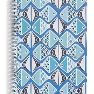 NEW Vera Bradley Mini Notebook in Go Fish Pattern